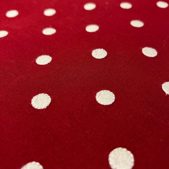 Pottery Barn red & white runner Christmas/Holiday/Valentines 
18” x 108” - Picture 5 of 5